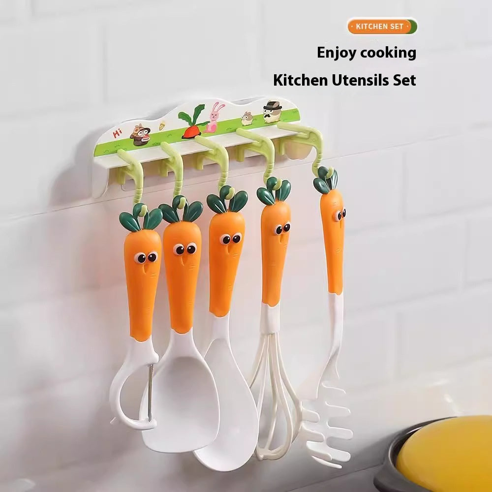 Lanela Kitchen Tools Carrot Kitchen Tools Suit With Storage Hook