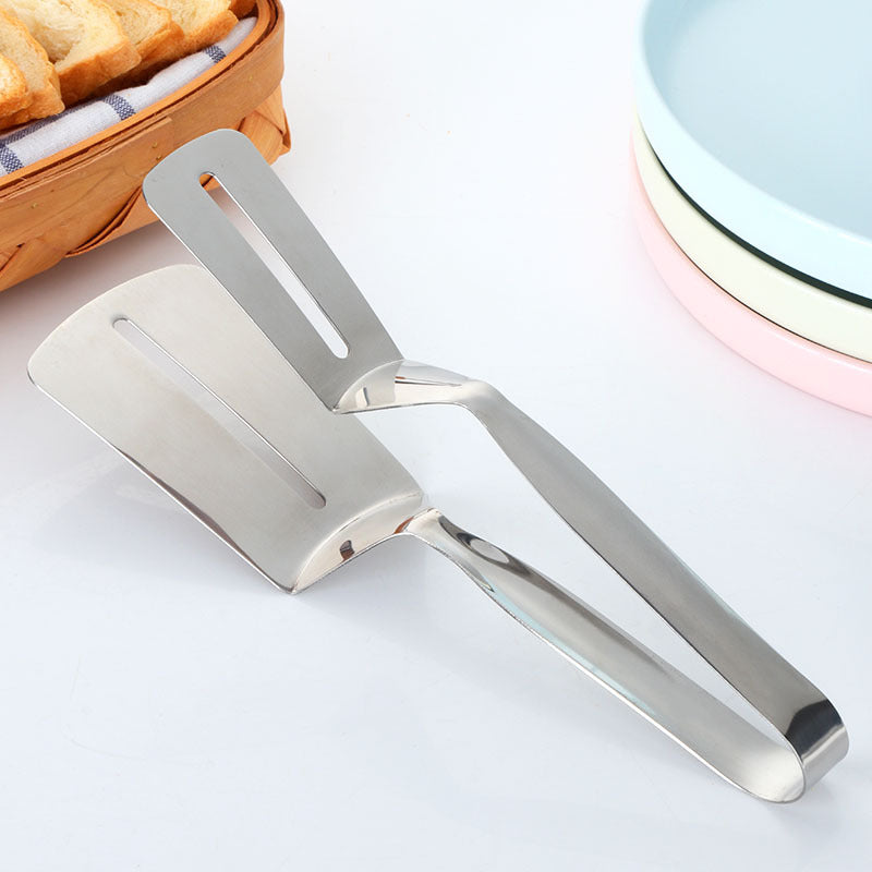 Lanela Kitchen Tools BBQ Stainless Steel Fryer Clamp Strainer Filter Spoon With Clip Food Kitchen Oil-Frying BBQ Filter Cooking Tools
