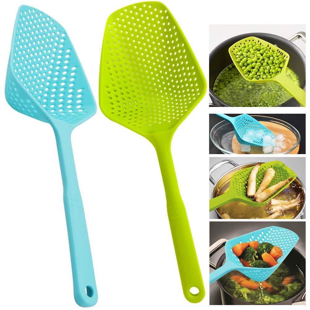 Lanela Kitchen Tools Nylon Strainer Large Scoop Colander Kitchen Appliances Spoon Shovel Soup Spoon Filter Cooking Tools Home Kitchen Accessories