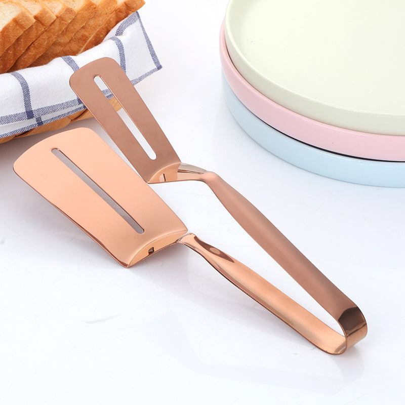 Lanela Kitchen Tools BBQ Stainless Steel Fryer Clamp Strainer Filter Spoon With Clip Food Kitchen Oil-Frying BBQ Filter Cooking Tools