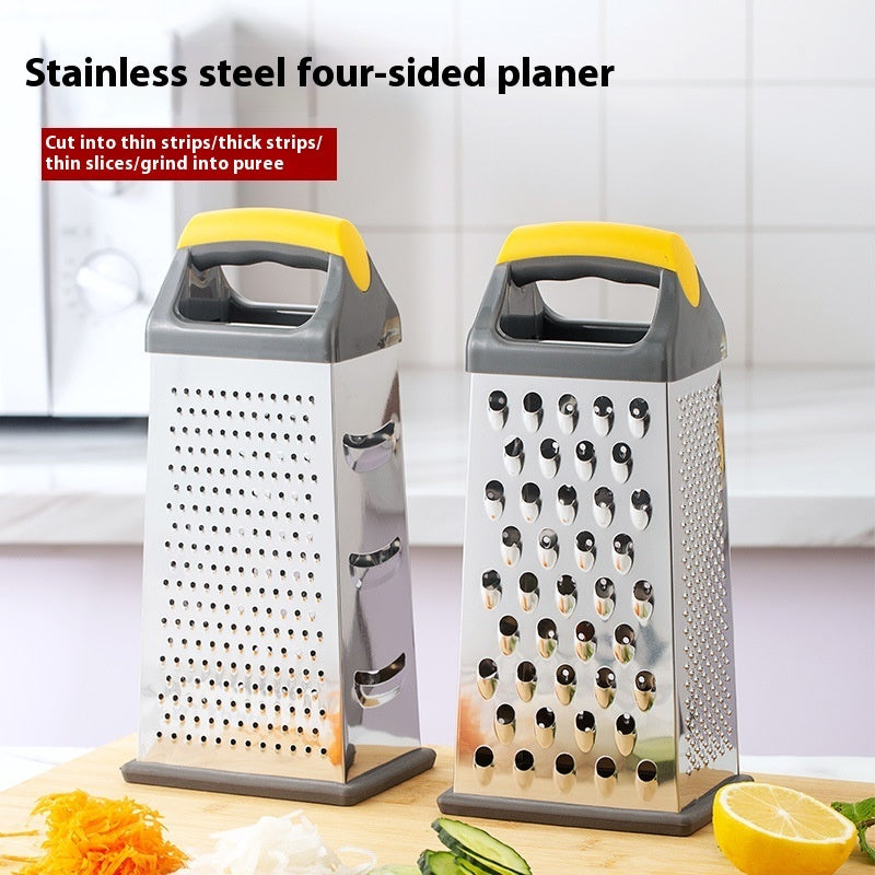 Lanela Kitchen Tools Stainless Steel Four-surface Paring Knife Multi-faceted Grater Vertical 9-inch Kitchen Tools