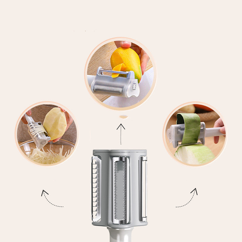 Lanela Kitchen Tools Stainless Steel Peeler Fruit Potato Shredding Three In One Kitchen Tools