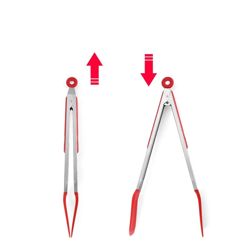 Lanela Kitchen Tools Stainless Steel Silicone Food Clips BBQ Clips Kitchen Tools